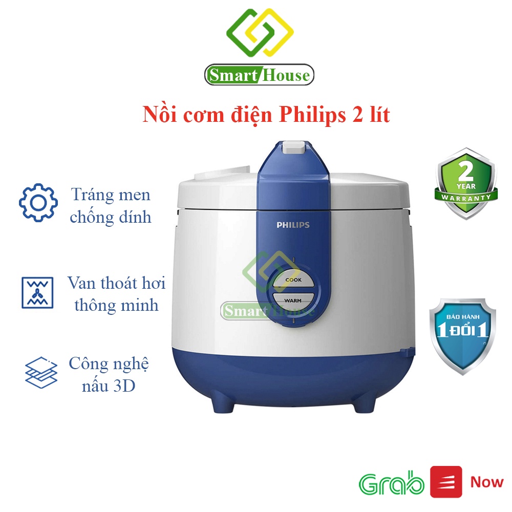 HD3119 - Nồi cơm điện Philips 2 lít HD3119 - Hàng chính hãng - Smart House