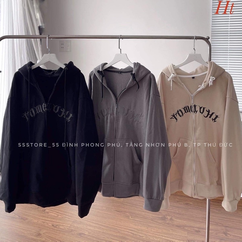 Áo khoác nỉ cotton tommiu HT12