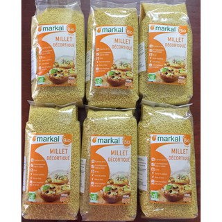 Hạt kê đã tách vỏ hữu cơ markal 500 gr
