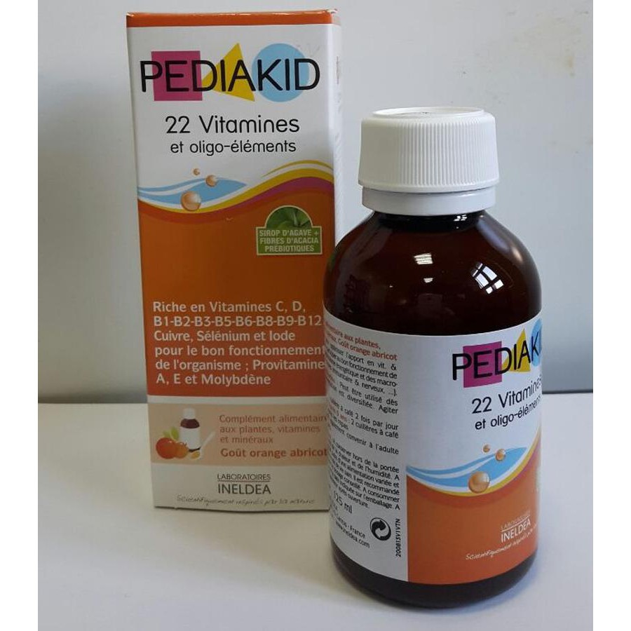 Pediakid 22 Vitamin bổ sung đầy đủ Vitamin cho bé