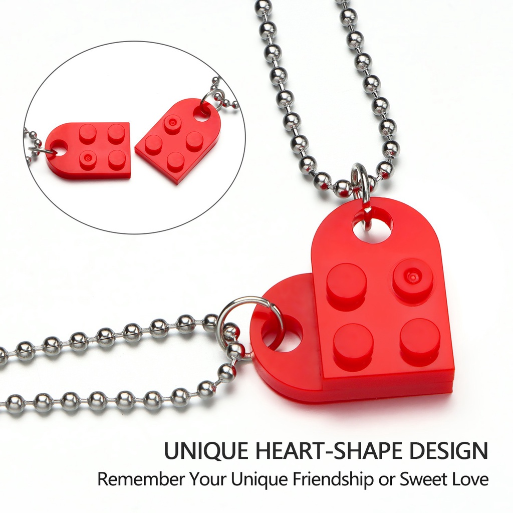 vòng cổ Tình Bạn Mặt Trái Tim Mihan1 Cho Cặp Đôi