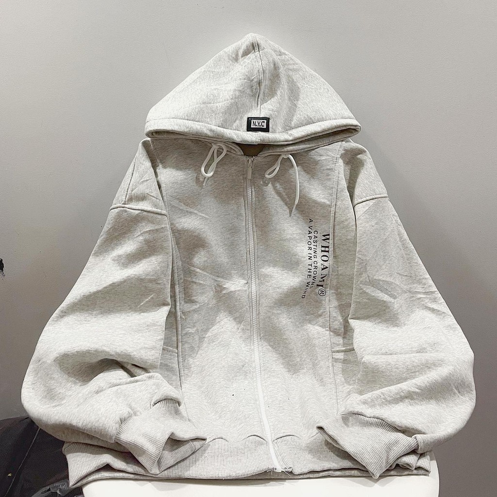 Áo khoác hàn quốc ufo ( đen - xám)