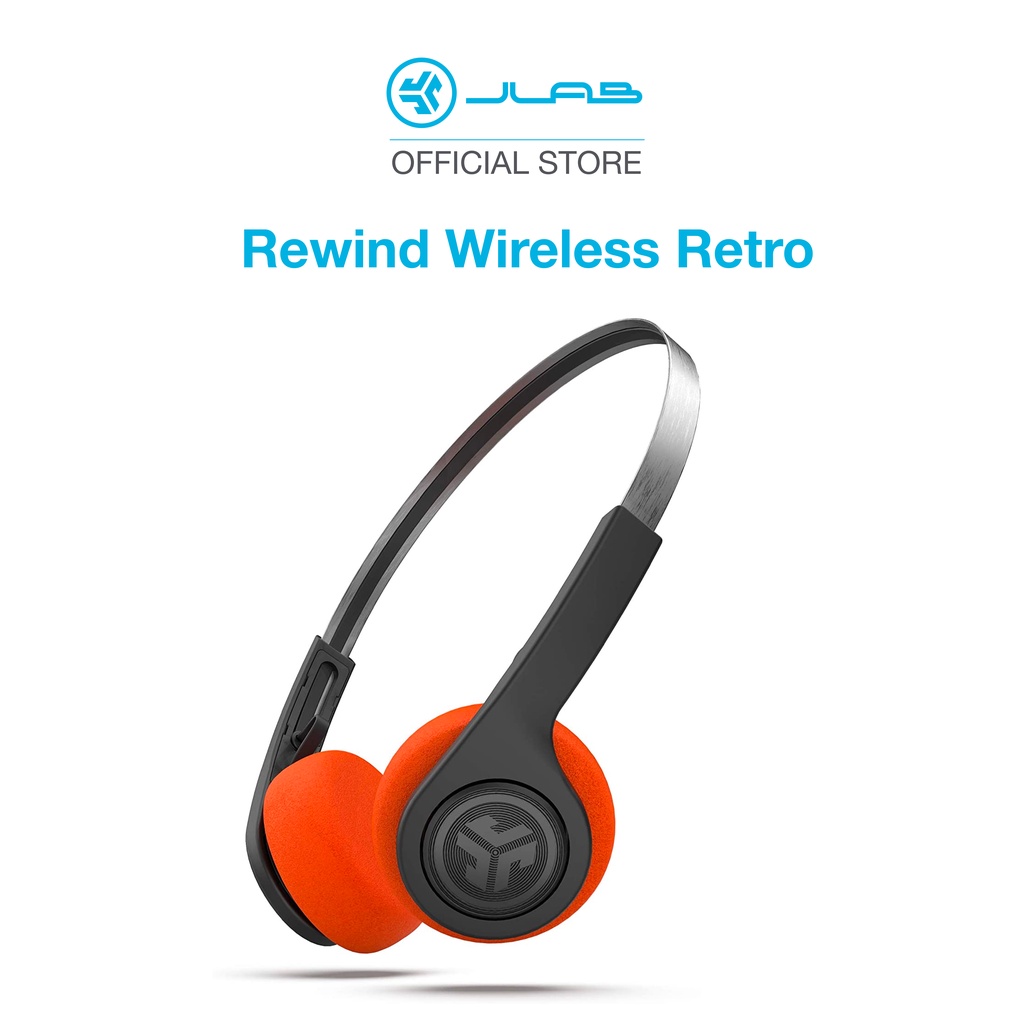 Tai nghe chụp tai bluetooth không dây JLab Rewind Wireless Retro - Hàng chính hãng