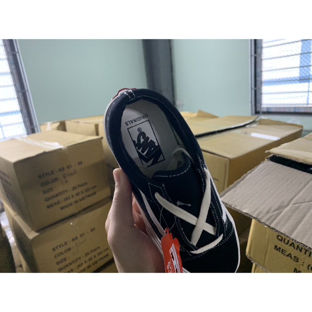 Giày thể thao học sinh sneaker nam nữ - nỉ vault