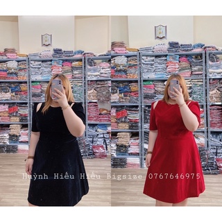 bigsize - ❤️🔱 ĐẦM KHOÉT VAI NHUNG 🔱❤️