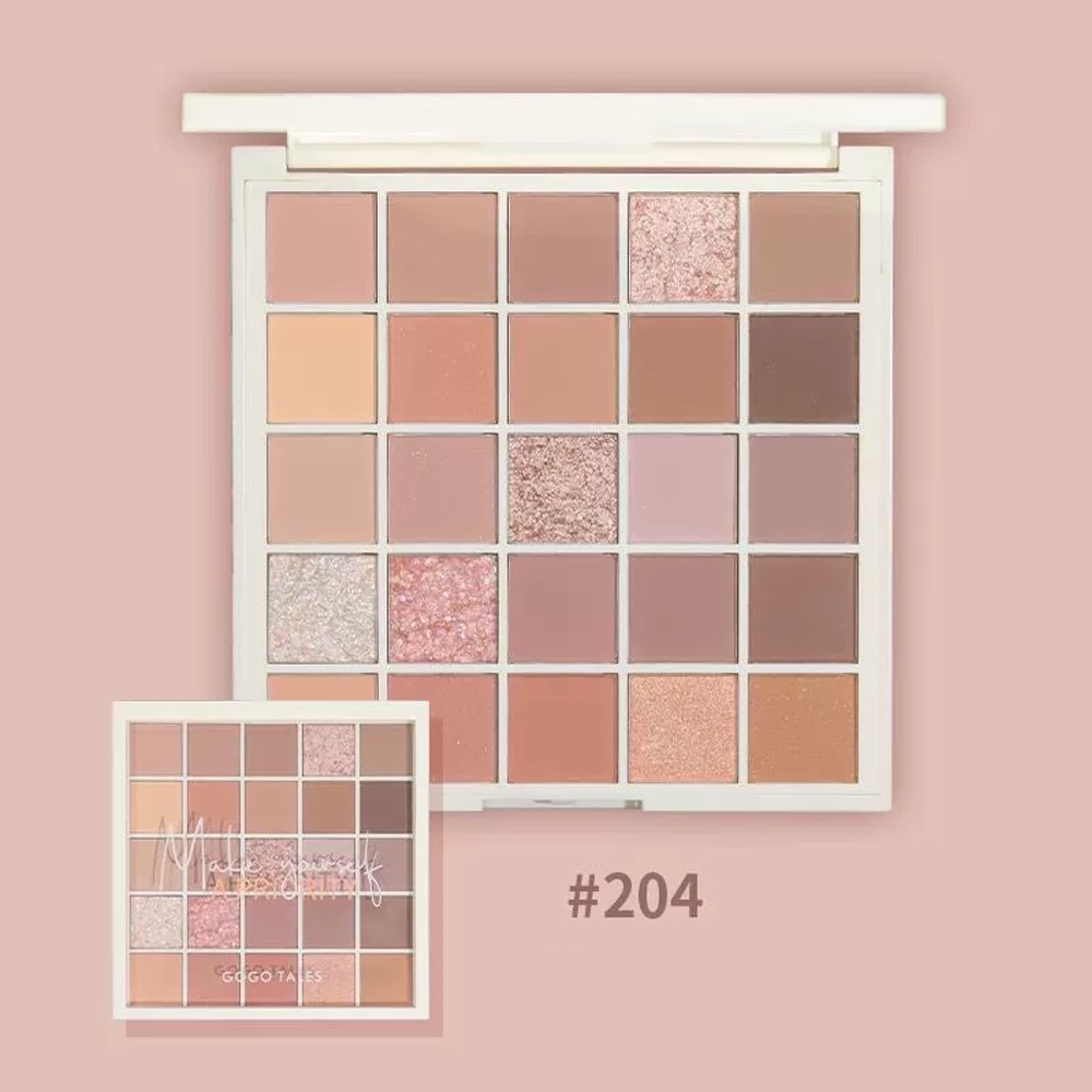 Bảng phấn mắt Make yourself priority 204 GOGO TALES 25 ô GT282 NPP Shoptido