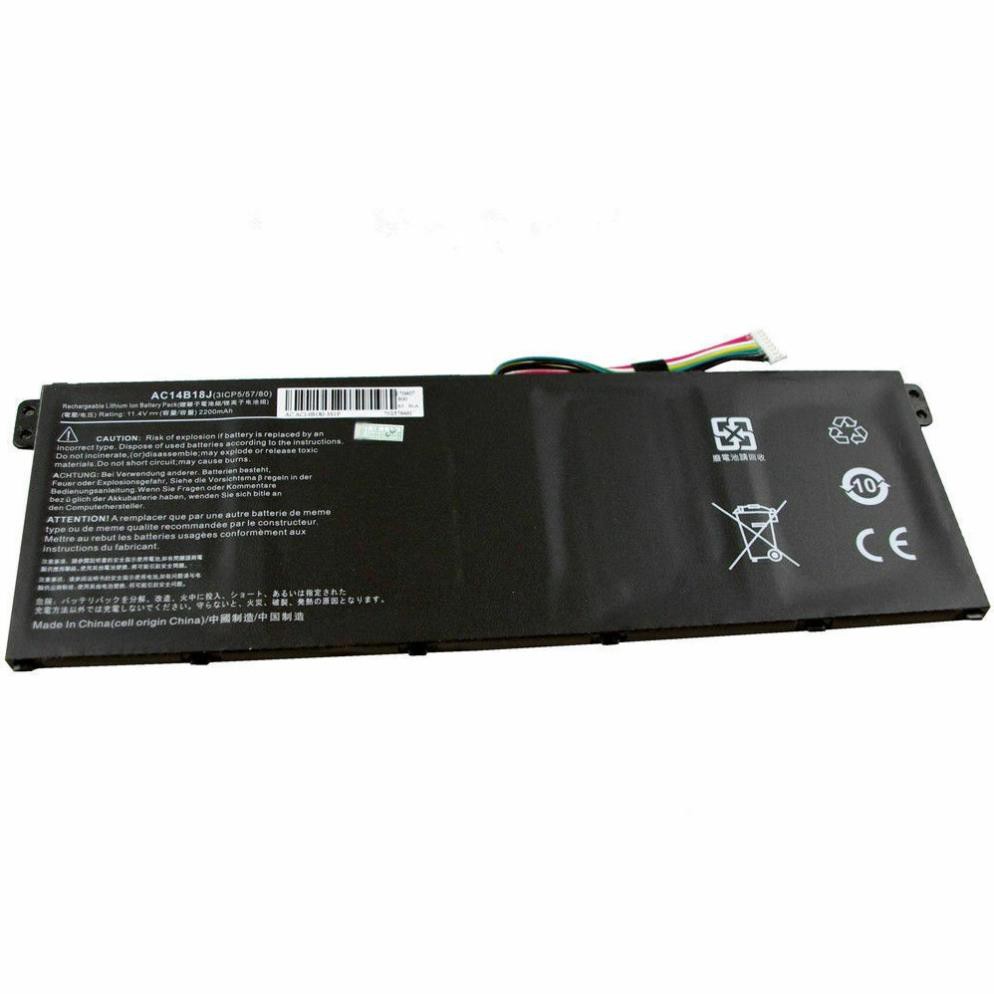 Pin ACER V5-122, V5-122P, V5-132, V5-132P, 15 C910,  B115-M, B115-MP, NE512, AC14B18J Zin, Gắn Trong