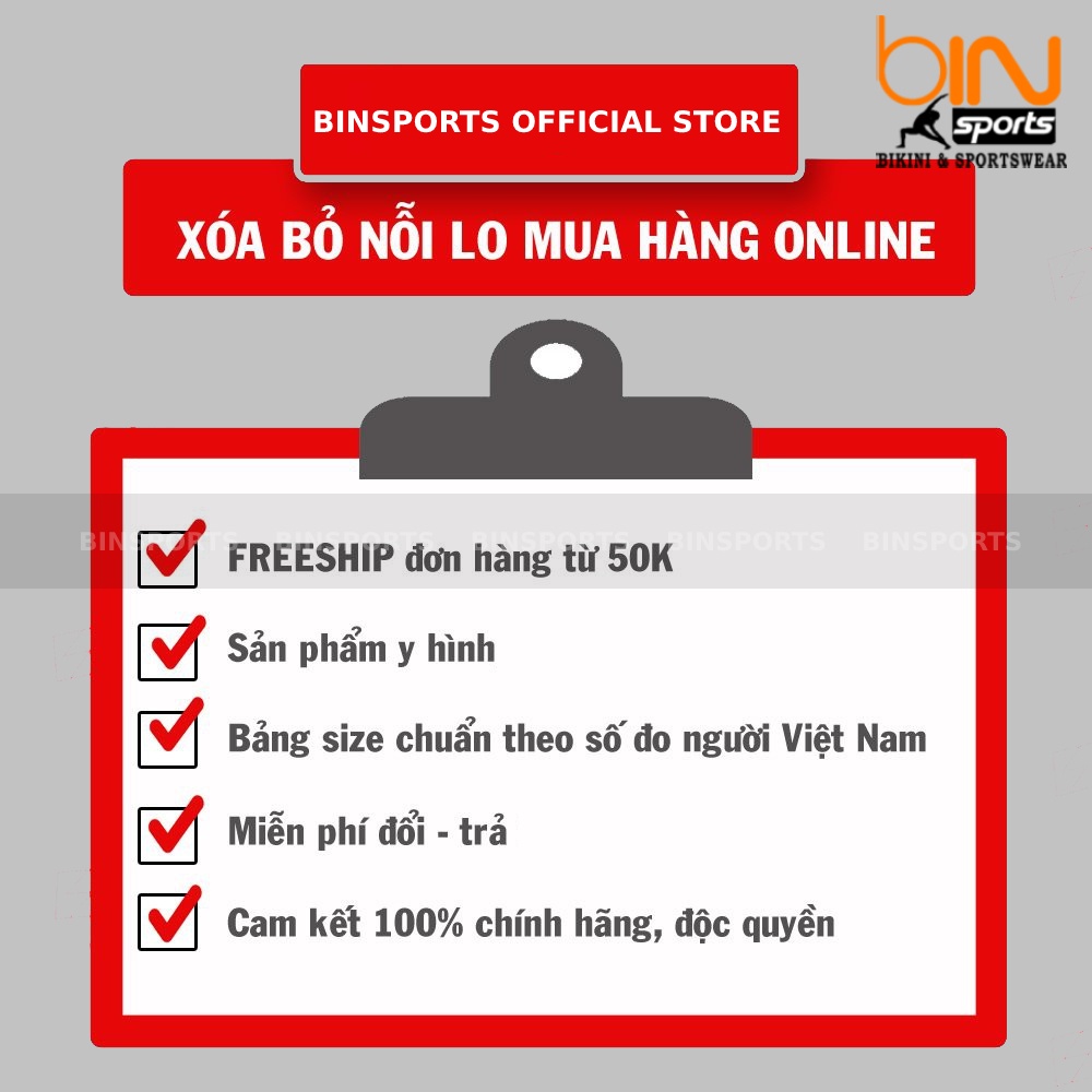 Bộ Bơi Nữ Hai Mảnh Quần Váy Tua Rua Freesize Bin Sports BHV033