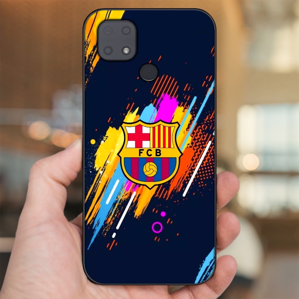 Ốp lưng Xiaomi Redmi 10C viền đen in hình Barcelona Barca