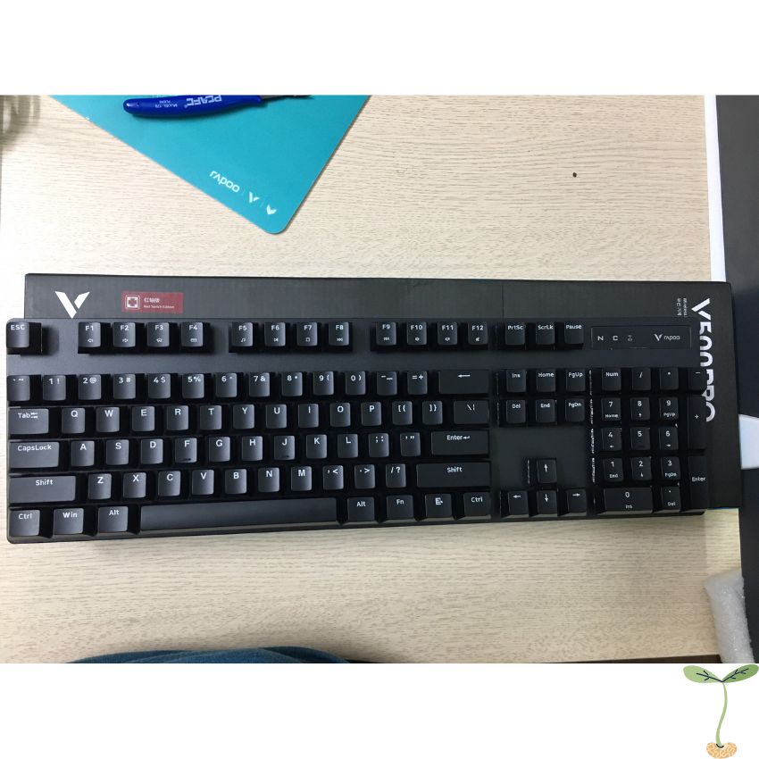 Bàn phím cơ không dây Rapoo V500 Pro fullsize, Wireless, hàng chính hãng bảo hành 24 tháng