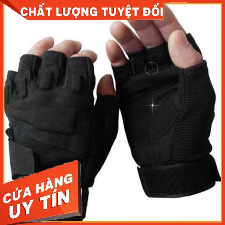 HÀNG CAO CẤP -  [FreeShip – hàng Auth] Găng Tay Tập GYM Tập Tạ - Bao Tay Phượt Lính Mỹ Blackhawk Đi Xe Máy Đi Phượt  - H