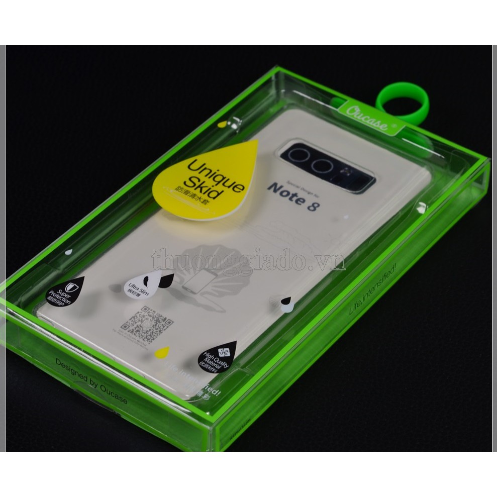 Ốp lưng Samsung Galaxy Note 8 VU dẻo trong suốt