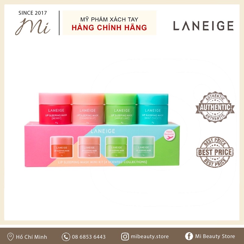 [Hàng Sẵn] Mặt Nạ Ngủ Cho Môi Laneige Lip Sleeping Mask