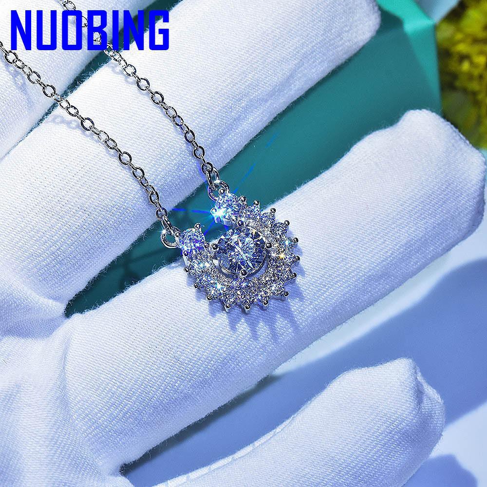 Fashion U Horseshoe Crystal Zircon Diamonds Gemstones Pendant Necklaces For Women White Gold Silver Color Choker Jewelry Gifts|Pendants|