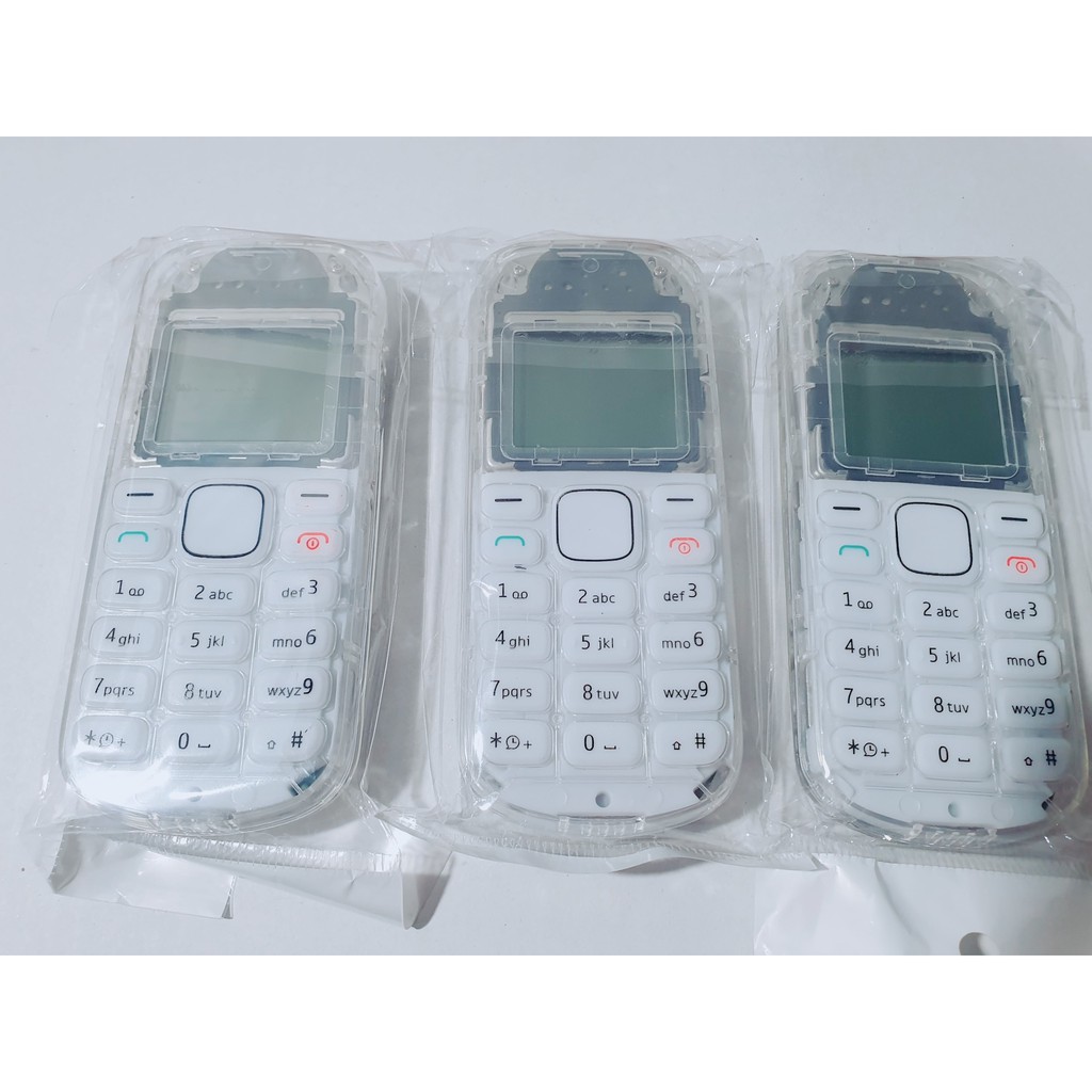 (Có Pin, Sạc)Nokia 1280 Zin Chính Hãng Lên Sườn Vỏ Trong Suốt