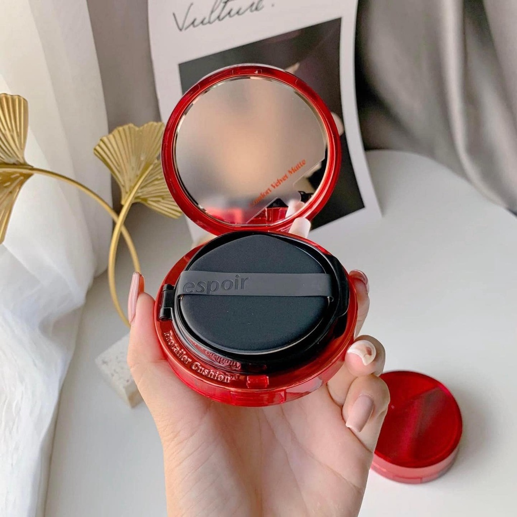 Phấn Nước Che Phủ Espoir Pro Tailor Be Velvet Cover Cushion SPF 34 PA++