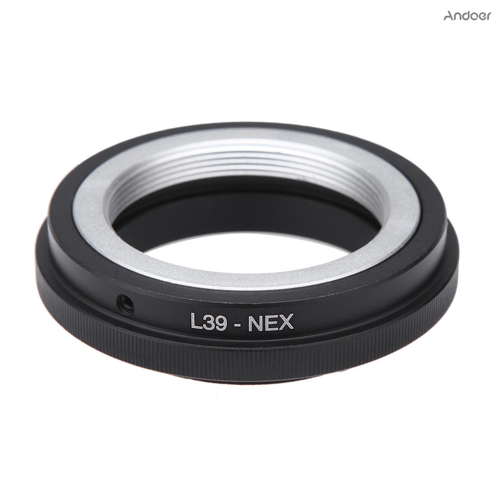 ✧   Andoer Adapter Mount Ring for Leica L39 Mount Lens to Sony NEX E Mount NEX-3 NEX-5 Camera