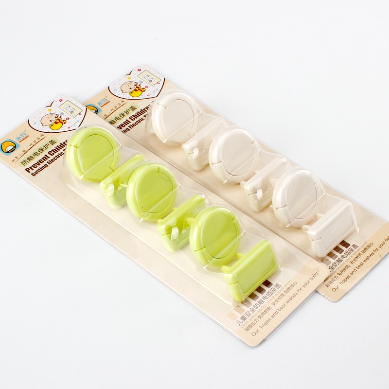 Nút bịt ổ điện chống giật loại 2 chân , 3 chân an toàn cho bé có quai cầm - Miếng bịt ổ điện cao cấp
