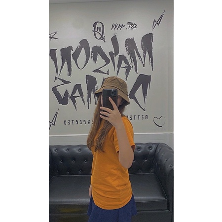 [Mã SKAMLTSM9 giảm 10% đơn 99K] Nón bucket nỉ trơn
