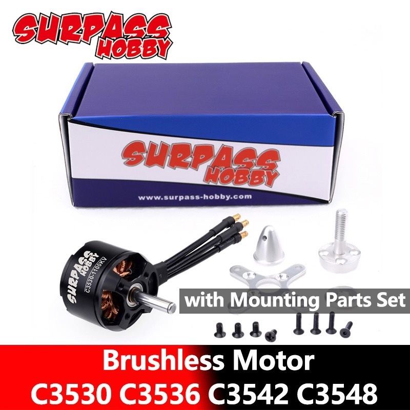 SURPASS SỞ THÍCH Động cơ không chổi than C3530 C3536 C3542 C3548 14 Động cơ có phụ kiện cho máy bay Máy bay trực thăng m