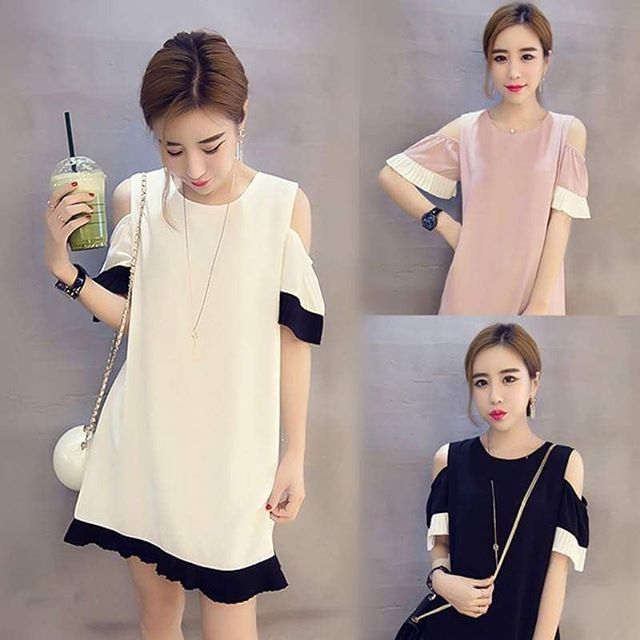 ĐẦM HỞ VAI PHỐI DẬP LY