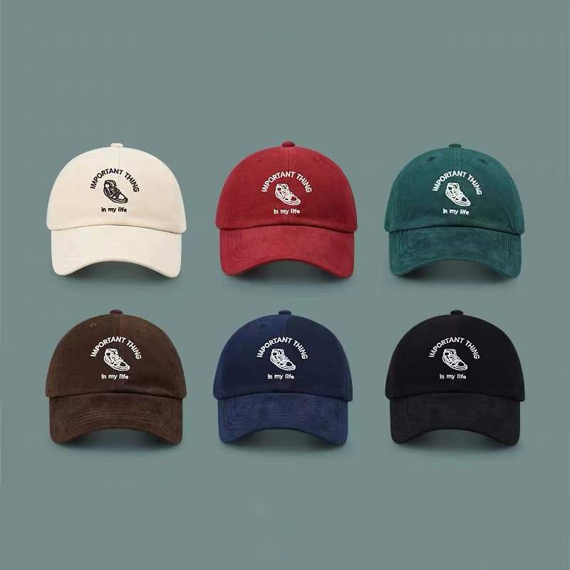 Mũ lưỡi trai LINJW vải cotton mềm mại phong cách Hàn Quốc thời trang cho cặp đôi