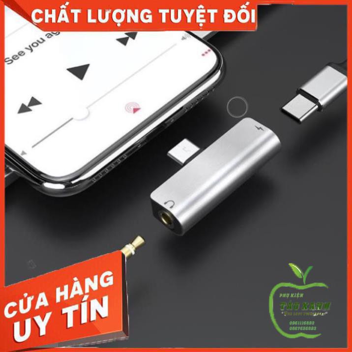 Jack Chuyển Đổi Type C sang jack 3.5 - Hoco LS26 Chính Hãng