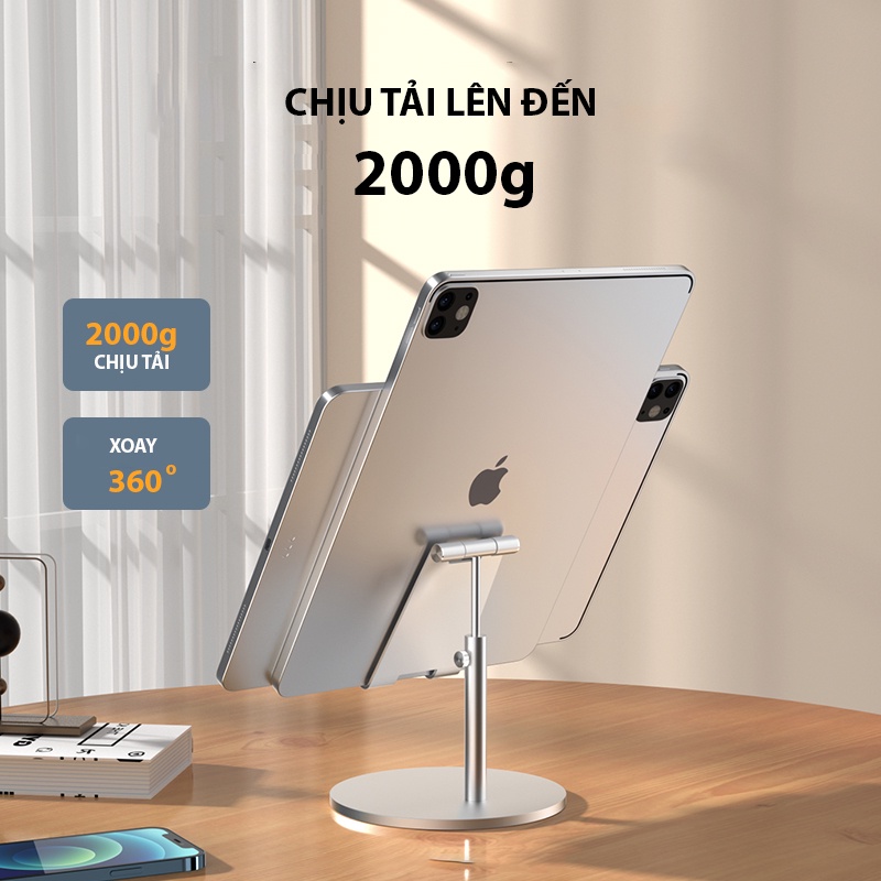 Giá đỡ điện thoại, ipad để bàn hợp kim nhôm S5 GỌN Setups