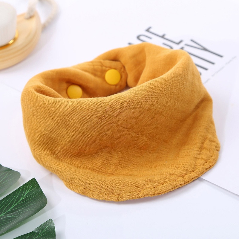 Yếm Ăn Cotton Hình Tam Giác Dễ Thương Cho Bé