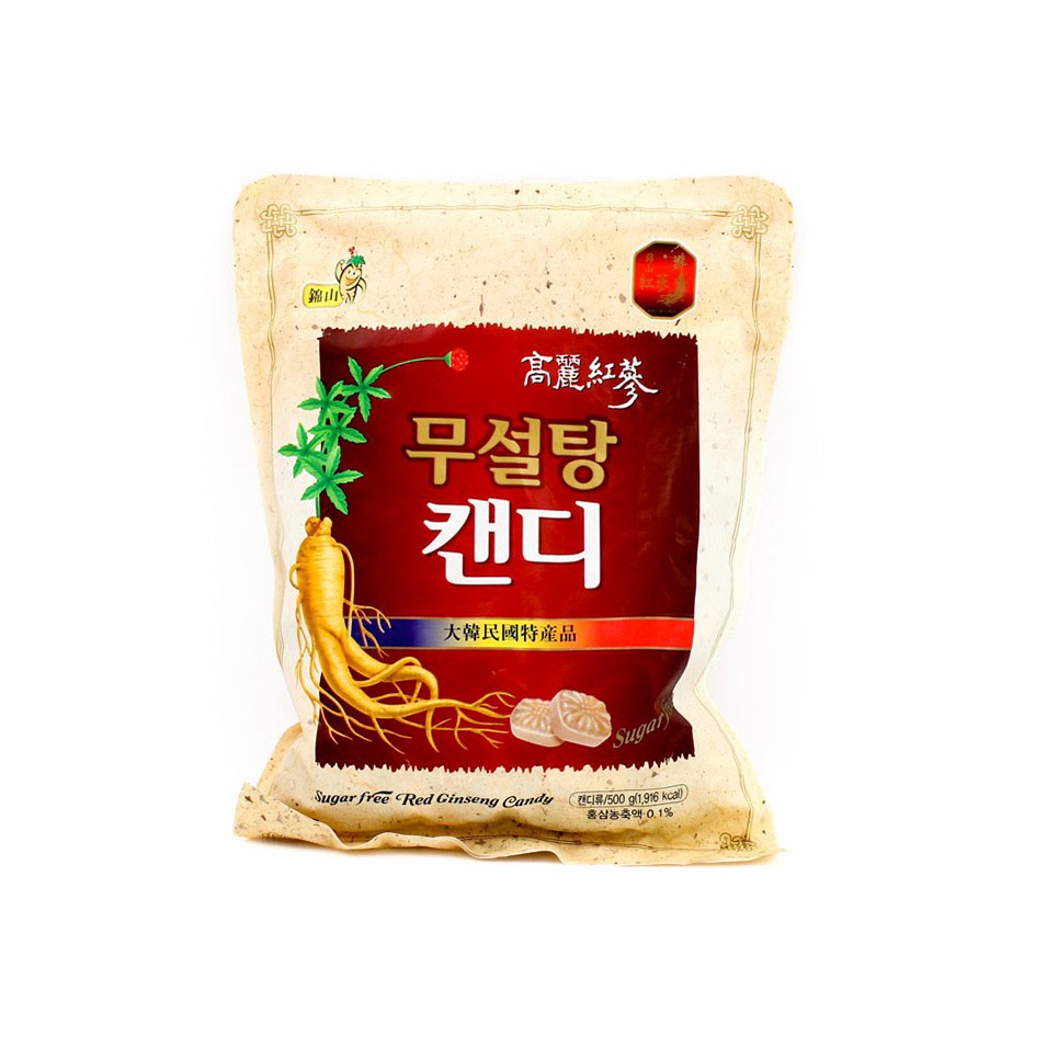 Kẹo Hồng Sâm Không Đường Hàn Quốc 500g