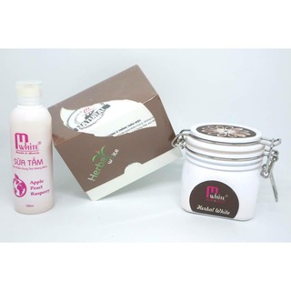 Ủ trắng body thảo mộc Mưhite TẶNG SỮA TẮM GOLD