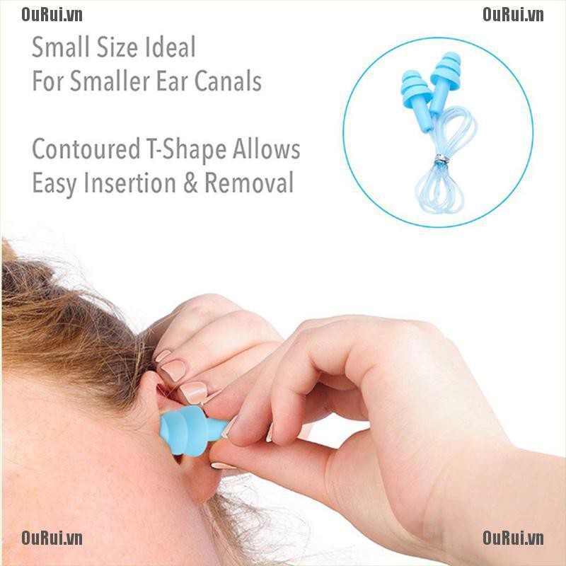 Nút Bịt Tai Bằng Silicone Chống Tiếng Ồn Tiện Dụng