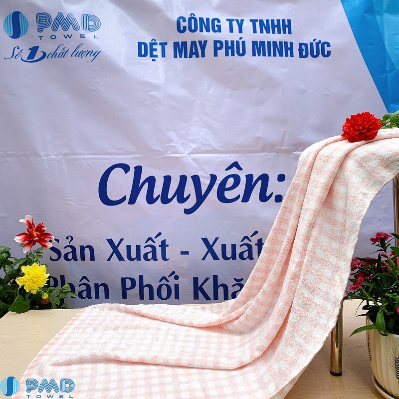 Khăn tắm 70x140cm xuất Nhật cotton giá rẻ cực mềm thấm nước tốt nhanh khô không sổ lông phai màu khi dùng