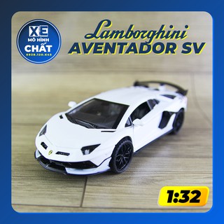 Lamborghini Lp750 Aventador mô hình tĩnh bằng sắt tỉ lệ 1:32
