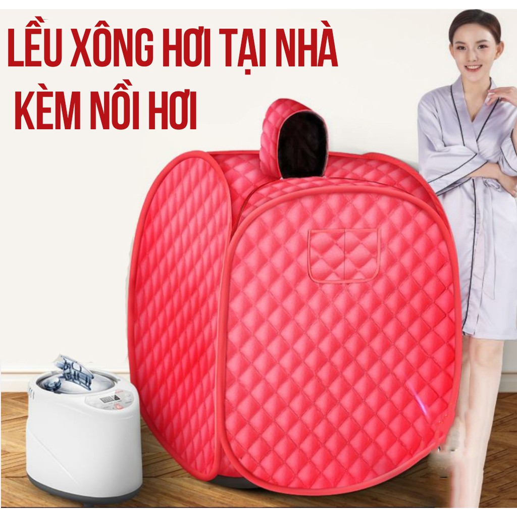 Lều Xông Hơi Sau Sinh Tại Nhà Giảm Cân Tự Bung Kèm Nồi Hơi Cao Cấp Dung Tích 2.5L