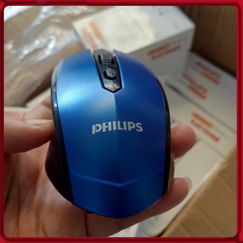 Chuột bluetooth, chuột gaming không dây Philips 1200dpi, có nút điều chỉnh DPI, bảo hành 6 tháng lỗi 1 đổi 1