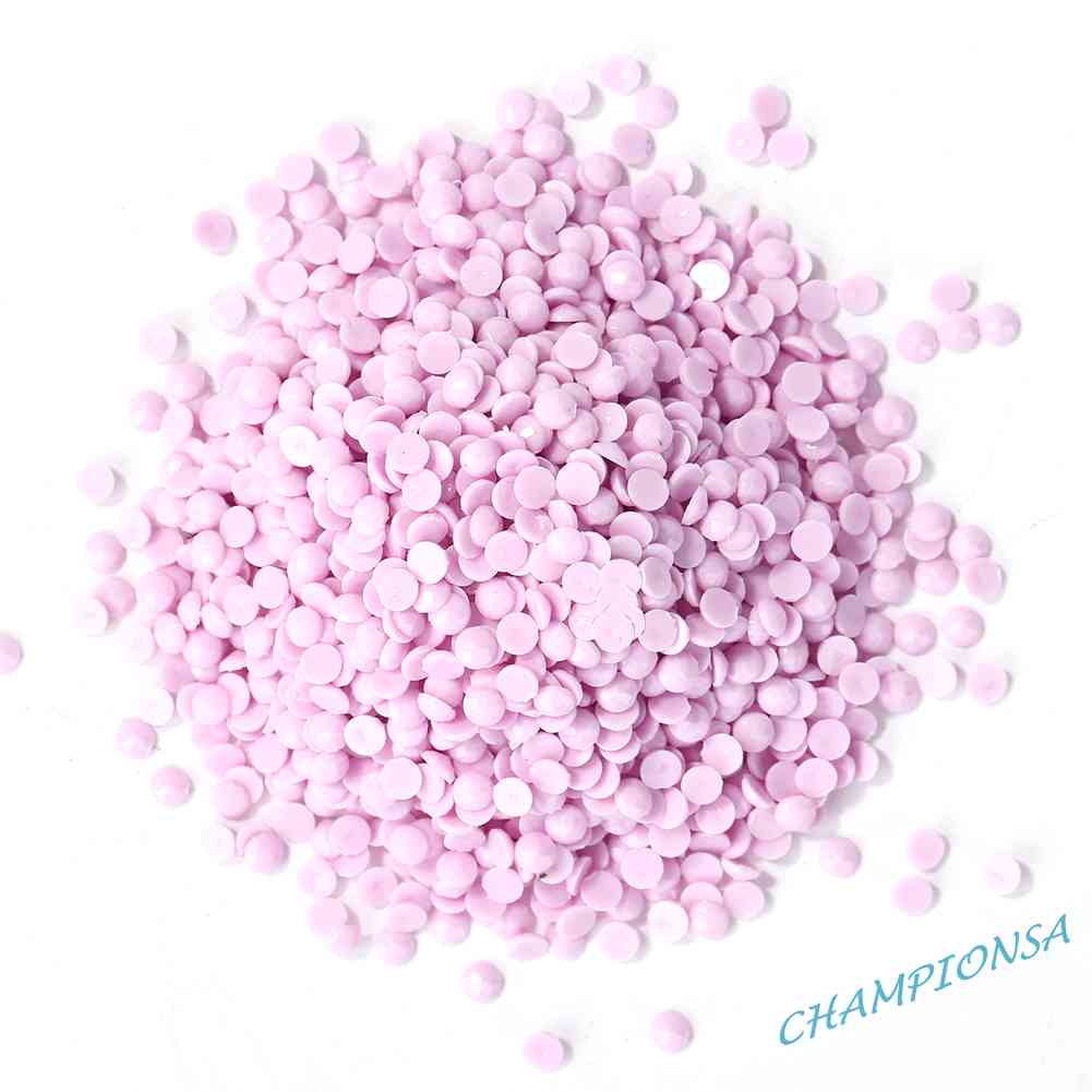 ~ Championss ~ 1 Túi Hạt Pha Lê Tròn Đính Kim Cương Giả Bằng Nhựa Resin