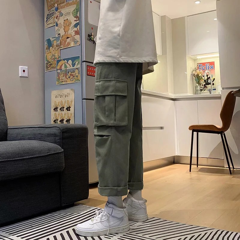 Quần Dài Thể Thao Phong Cách Đường Phố Kiểu Nhật Bản Sành Điệu Cho Nam S-3Xl | BigBuy360 - bigbuy360.vn