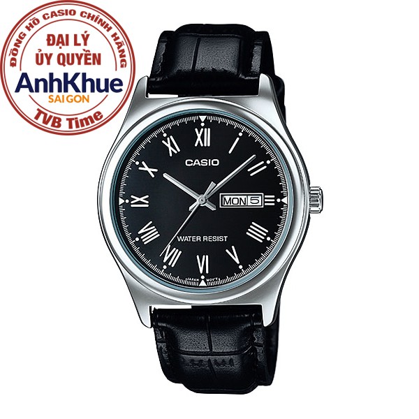 Đồng hồ nam dây da Casio Standard chính hãng Anh Khuê MTP-V006L-1BUDF (38mm)