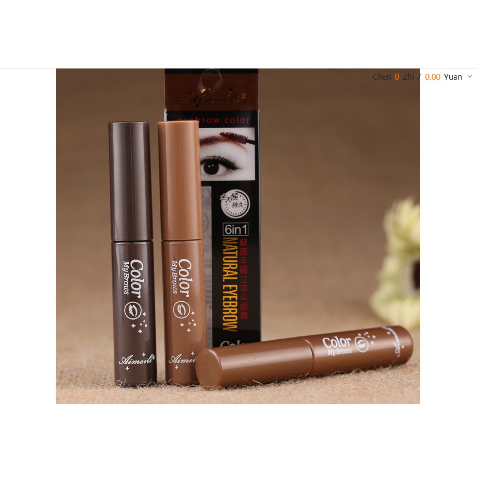 Mascara Lông mày Aimeli không thấm nước Mascara Nhuộm Lông mày Mã Xuka Cosmetic AML123 | BigBuy360 - bigbuy360.vn