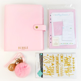 Combo Fullbox Kira The Luxury Planner Sticker Charmgold