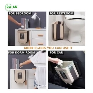 Thùng Rác Thông Minh Nhựa ABS An Toàn Gấp Gọn Gắn Tủ Bếp TRL10