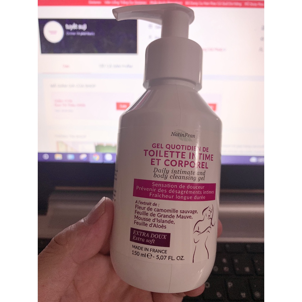 Dung dịch vệ sinh phụ nữ NATINFRAN - Daily Intimate 150ml