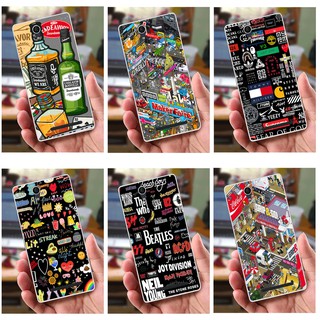 Ốp lưng Sony Xperia C3 (dẻo viền trắng trong) - Brands