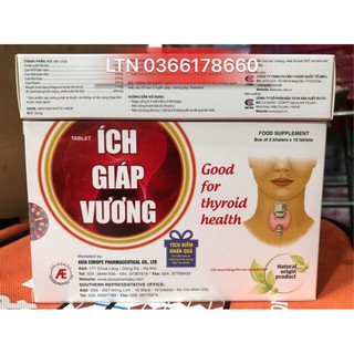 Ích giáp vương - mua 6 tặng 1 bằng tích điểm - hộp 30 viên