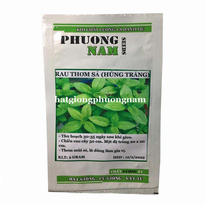 2GR - HẠT GIỐNG HÚNG TRẮNG ( RAU THƠM SẢ)