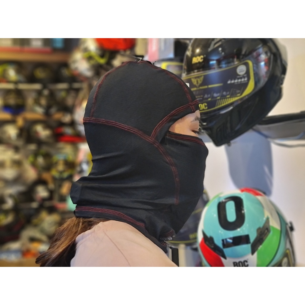 SWAT F1 Khăn Trùm Đầu Mẫu Mới 2022 - Phối Chỉ Đỏ Cao Cấp MẪU O3