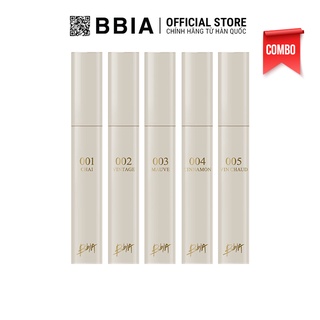 Combo Trọn bộ 5 Son Tint Bóng Bbia Glow Lip Tint 3.2g/Thỏi - - Bbia Official Store
