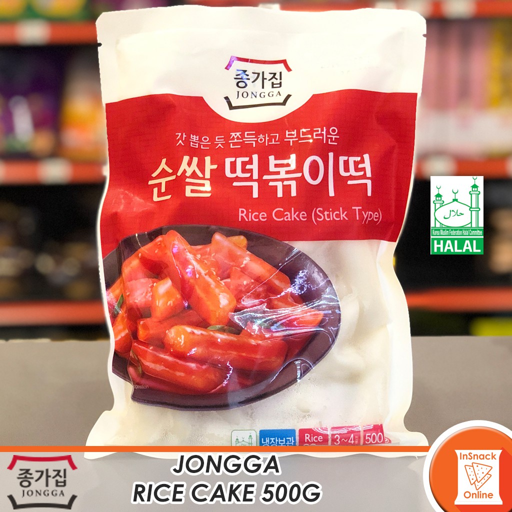Bánh gạo Tokpokki Chongga [종가집]데이즈 순쌀떡볶이떡 Hàn Quốc 500g, 1kg - Hàng nhập khẩu Bánh Gạo