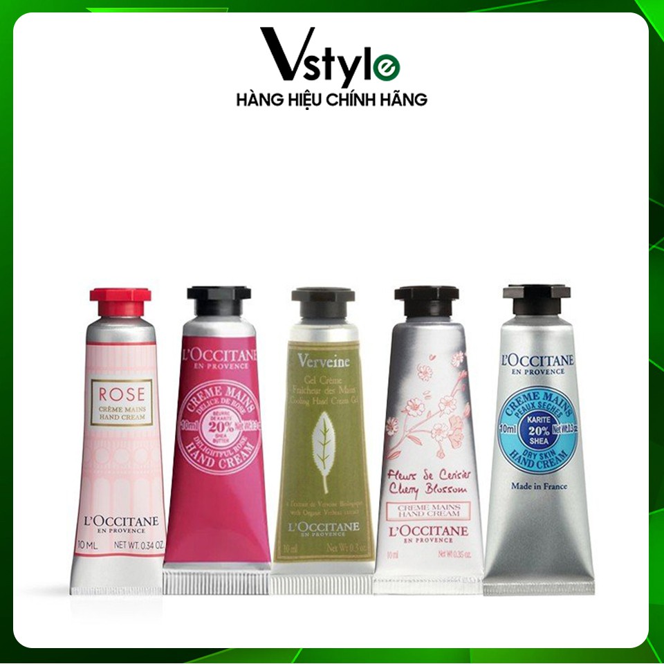 Combo 5 Kem Dưỡng Da Tay Loccitane Hand Cream 10ml | BigBuy360 - bigbuy360.vn